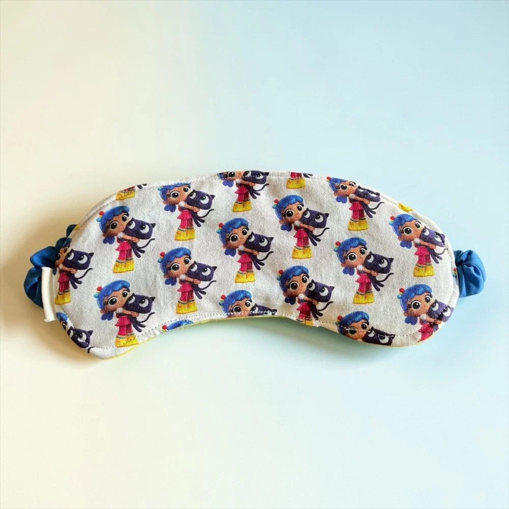 True & the Rainbow Kingdom Kids Sleep Mask - Blue and Multicolor